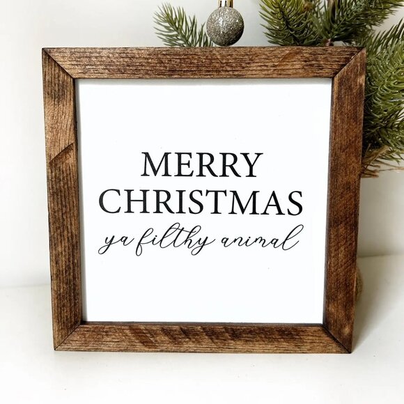 ($30) Home Alone Holiday Sign - Picture 2 of 4